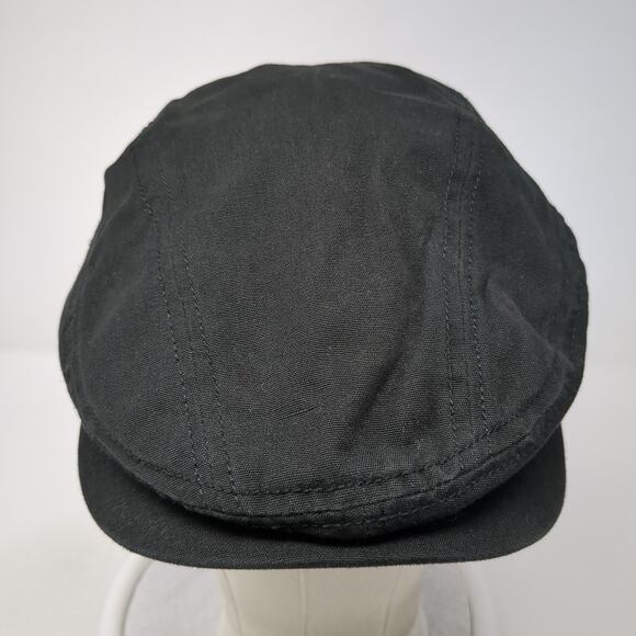 Anheuser-Busch Budweiser Flat Cap Black One Size Solid Embroidered - Picture 2 of 10